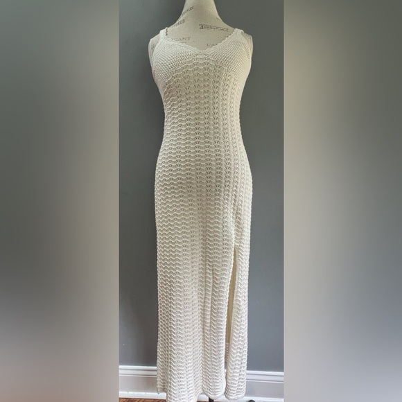 NWT Z SUPPLY ELEENA KNIT CROCHET MAXI DRESS SIZE M. ADJUSTABLE SHOULDER STRAPS - Picture 11 of 13